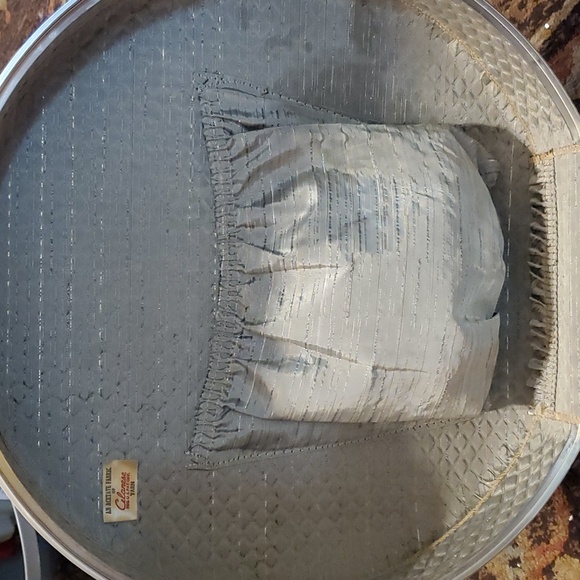 Vintage Jet Flite Train Case Round Suitcase Luggage Gray Tri-Taper 60s - Picture 11 of 13